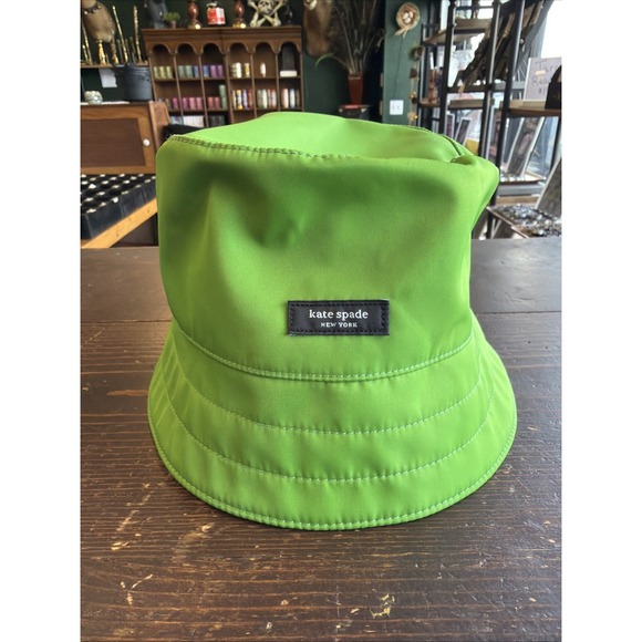 kate spade new york Accessories - Kate Spade New York Sam icon nylon bucket hat Kate Spade Green